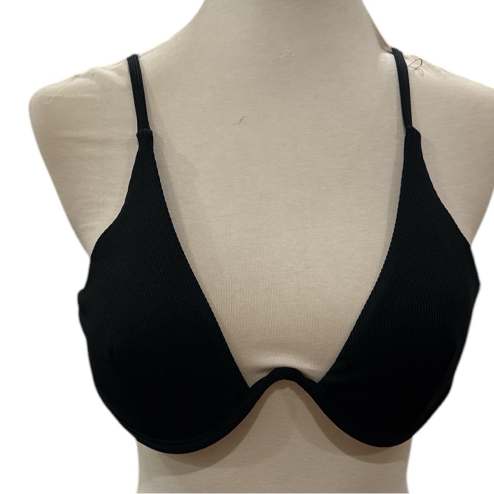 New no tags bikini topBlack Underwire Sz L